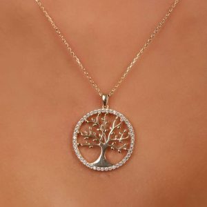 Family Tree Pendant Necklace